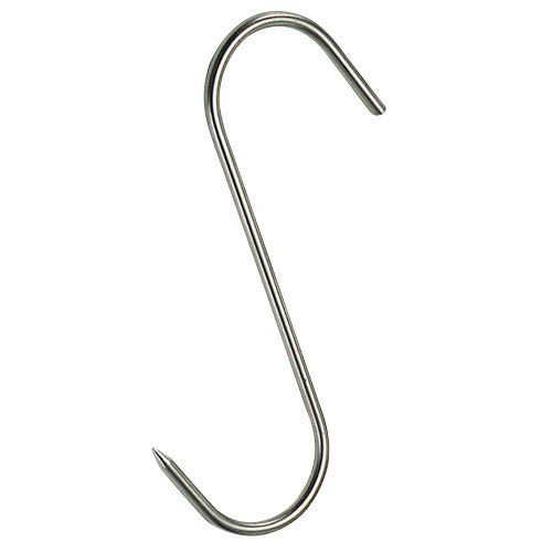 Ganchos carnicero inoxidable nº 2<br />- Medida: 120 x 5 x 44 mm.<br />- Realizado en acero inoxidable.<br />- Forma "S"