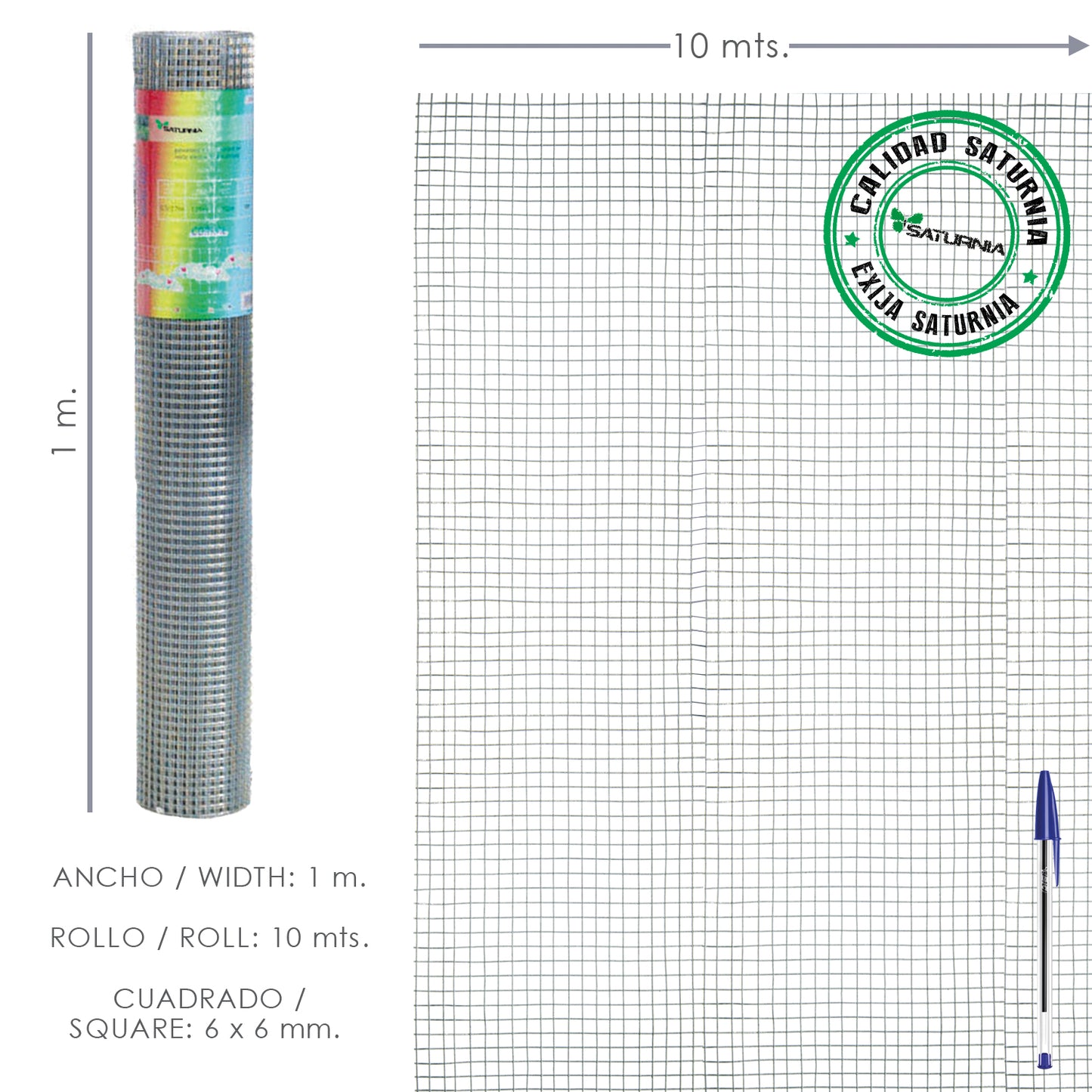 Alargadera hexagonal reduccion. <br />- Efecto: pulida.<br />- Reducción: 3/4" M-1/2" H x 10.<br />- Realizado en metal.