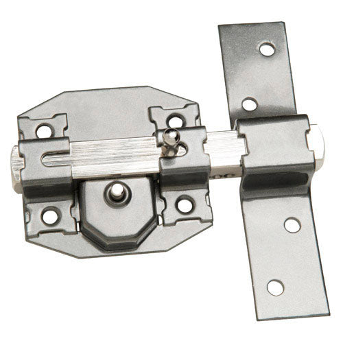 Cerradura Tesa 2215/28/ai sin gancho. <br />- Cilindro no incluido.<br />- Palanca deslizante reforzada.<br />- Salida palanca 12 mm.<br />- Picaporte reversible, accionable por manilla y llave.<br />- Frente y cerradero inoxidable.<br />- Picaporte y