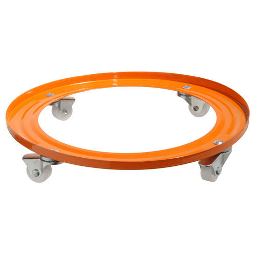 Soporte rollo papel suelo<br />- Color blanco.<br />- Con barra de corte para facilitar el corte del papel.<br />- Realizado en metal.<br />- Para rollos de: ø 56 cm. x 28 cm ancho.<br />- Articulo tambien conocido como porta rollos, soporte papel, porta
