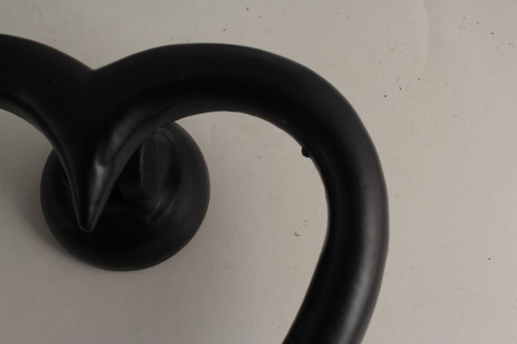 Heart Door Knocker Black (Second)