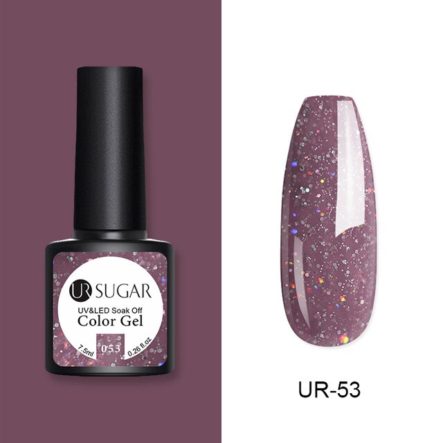 UR SUGAR 7.5ml Rose Gold Cat Eye Nail Gel Polish Glitter Magnetic UV Gel Varnish Semi Permanent Soak Off Nail Art Gel varnish