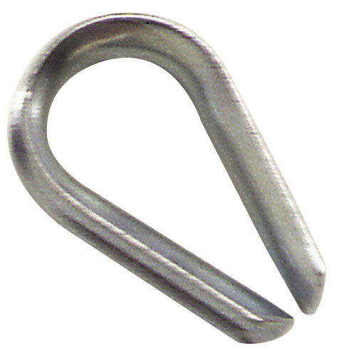 Guardacabos zincado para cable  <br />- Medida: 12 x 26,5 mm.<br />- Para cable 4 mm.<br />- Zincado, aportadanle dureza y mayor durabilidad frente al oxido.<br />- Uso domÃ©stico<br />- No procede su uso en tareas profesionales, industriales o sujecciÃ³n