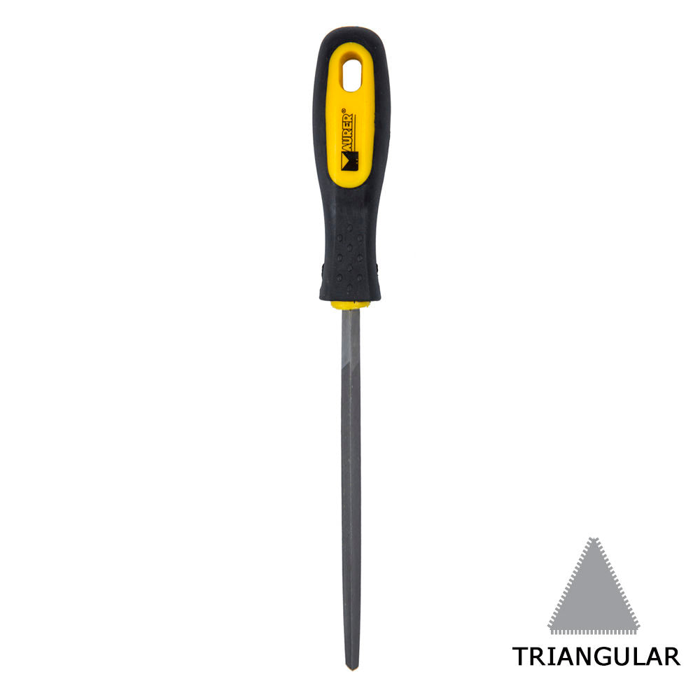 Lima maurer con mango motosierras 8"  5/32"  <br />- Longitud: 320 mm.<br />- DiÃ¡metro: 4,0 mm.<br />- longitud lima: 200 mm.<br />- Lima para motosierra  5/32"  <br />- Mango ergonÃ³mico.
