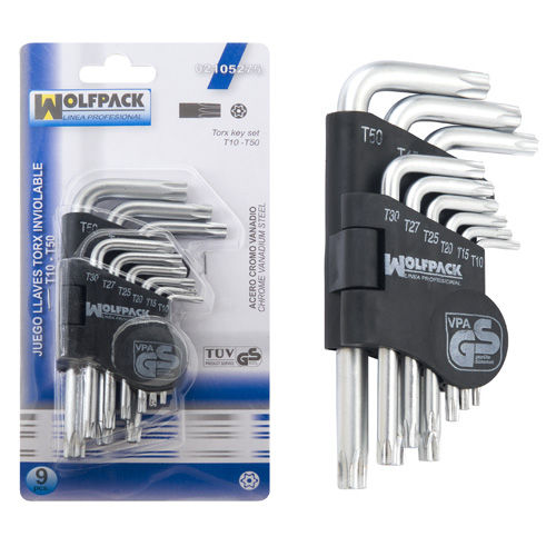 Llave torx Maurer "L"  inviolable<br />- Medida T-10.<br />- Realizada en cromo-vanadio.<br />- Ideal para trabajos industriales.