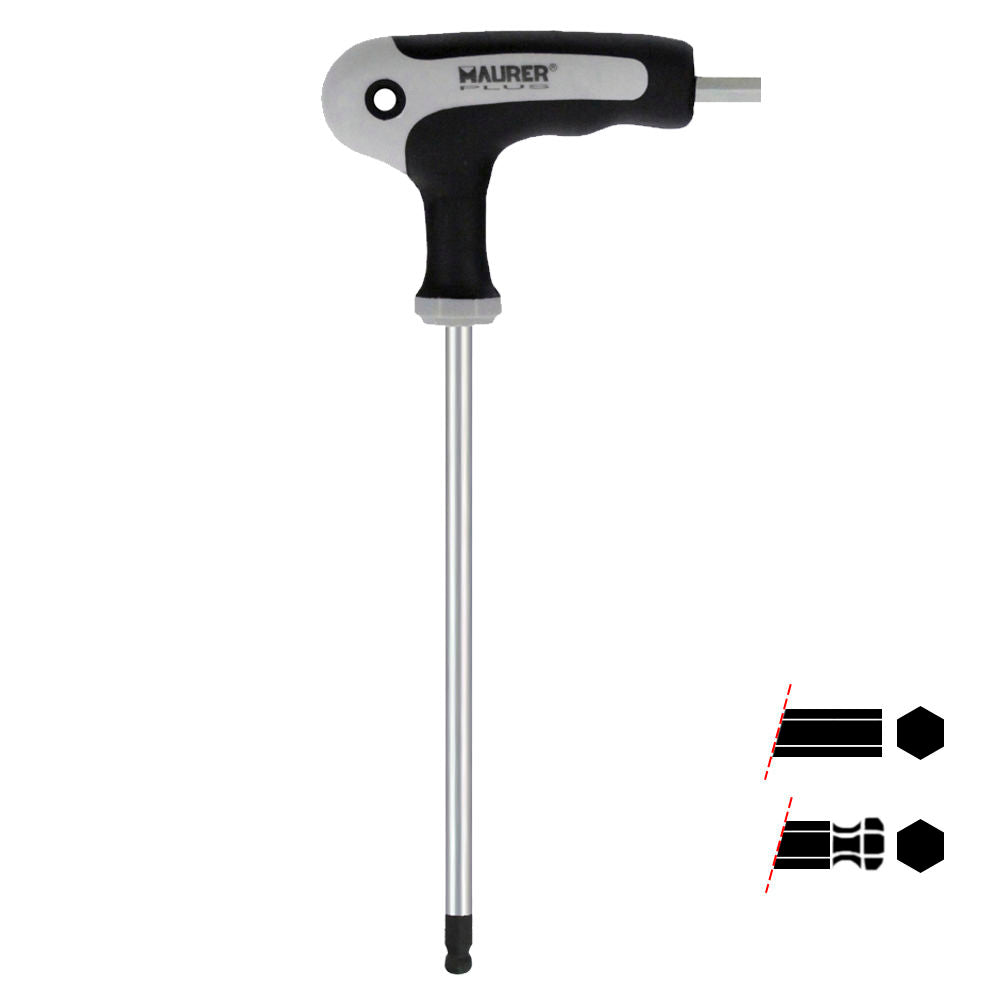 Llave torx Maurer "L"  inviolable<br />- Medida T-27.<br />- Realizada en cromo-vanadio.<br />- Ideal para trabajos industriales.