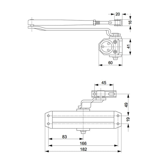 Porta visillos extensible <br />- Redondo <br />- Color blanco <br />- DiÃ¡metro x longitud: 12 mm. / 123-219 cm.<br />- Ideal para el montaje de cortinas.<br />- Articulo tambien conocido como visillo cortinas / cortinillas