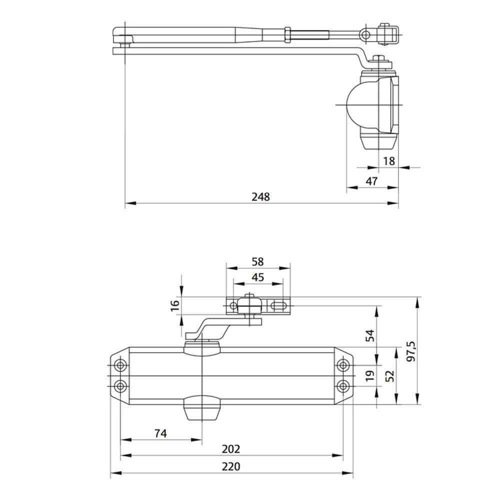 Soporte central redondo <br />- ColocaciÃ³n: central.<br />- Para tubo 16 Ã¸ mm. <br />- Cromado.<br />- Ideal para el montaje de cortinas.