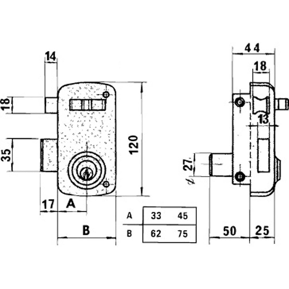 Llave vaso maurer 1/2" hexagonal larga <br />- Medida: 13 mm.   <br />- Longitud: 77 mm.<br />- Ideal para trabajos industriales.