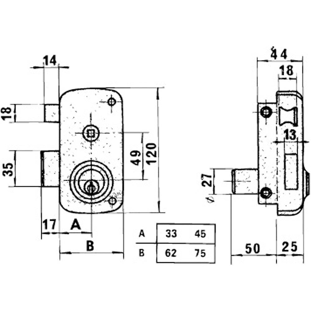 Llave vaso maurer 1/2" hexagonal larga <br />- Medida: 17 mm.   <br />- Longitud: 77 mm.<br />- Ideal para trabajos industriales.
