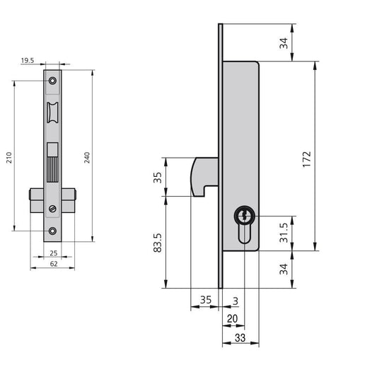 Llave amoladora wolfpack<br />- Medida 115/230 mm.<br />- Iideal para trabajos en construcciÃ³n.<br />- Color negro.<br /><br />- Articulo conocido como llave radial, marranillo.