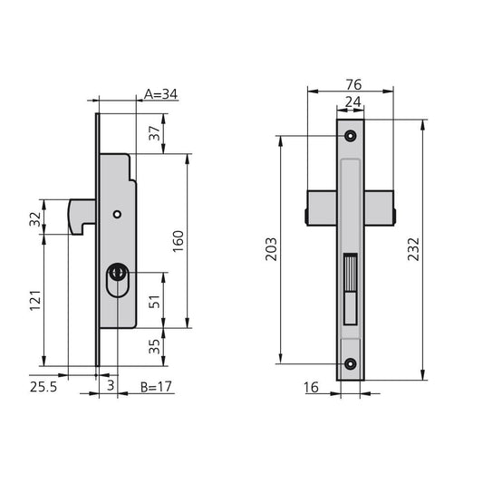 Soporte forja<br />- Medelo: extensible.<br />- Para barra de: 28 Ã¸ mm.<br />- Acabado: negro.<br />- Ideal para complementar las cortinas.
