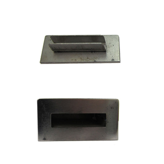 Pernio acabado inox<br />- Canto redondo sin remate.<br />- Medida: 100 mm.<br />- Sentido apertura: Izquierda.<br />