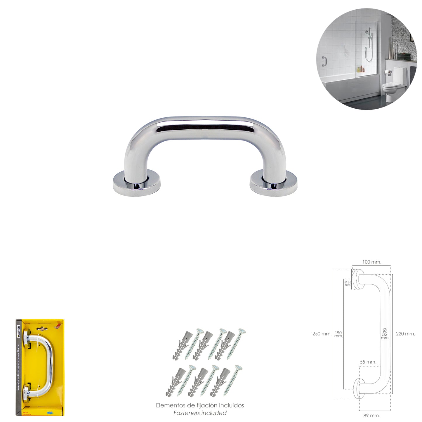 Cerrojo Azbe                 18-hn.      <br />- Cerrojo de seguridad. <br />- TamaÃ±o pequeÃ±o.<br />- Utilizable para puertas izquierdas o derechas.<br />- Funcionamiento: exterior con llave, interior con pomo.<br />- Yale es la misma empresa que Azbe, 