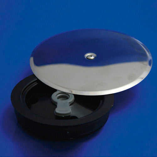 Terminal tubo<br />- Exterior <br />- Para barras de 16 mm. Ã˜<br />- Acabado: cromo.<br />- Ideal para completar las cortinas.