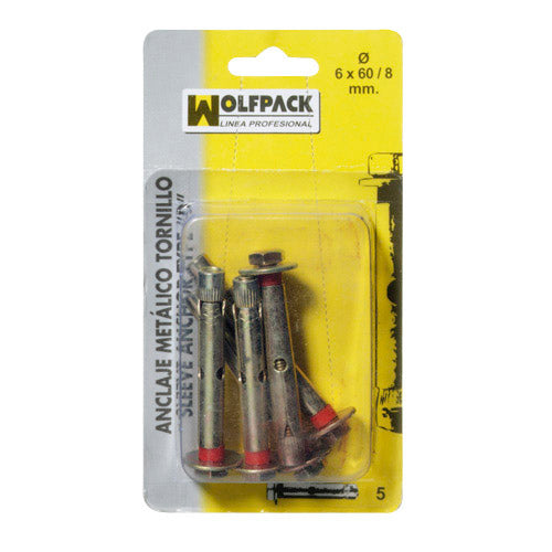 Tacos Nylon  SN    12 mm. (6 Piezas).          <br />- DiÃ¡metro: 12 mm. <br />- Blister de 6 piezas. <br />- El manguito de conector sin reborde permite que el conector se coloque tan profundo como sea  necesario.<br />-  La expansiÃ³n sÃ³lo tiene lugar 