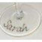 Special Godmother Gift Wine Glass: (Mag/Teal)