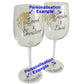 Personalised Wine Glasses Example