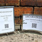 Personalised 1st Wedding Anniversary Wine: Glasses and Frame Gift Set (Flower)