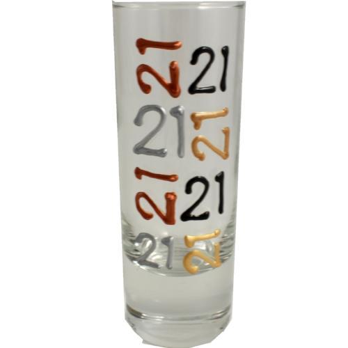 21st Birthday Gift Shot Glass 