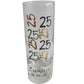 personalised 25th birthday shot glass