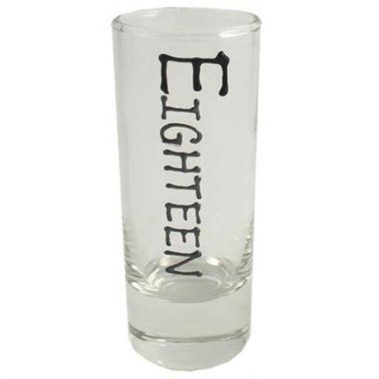 18th Birthday Gift Shot Glass 
