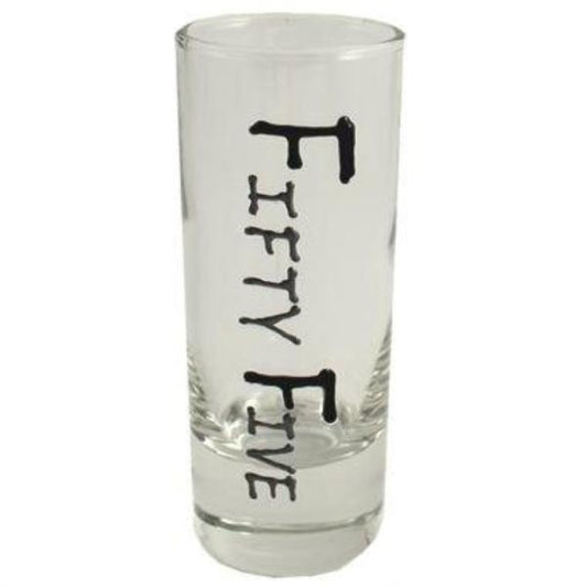 55th Birthday Gift Shot Glass 