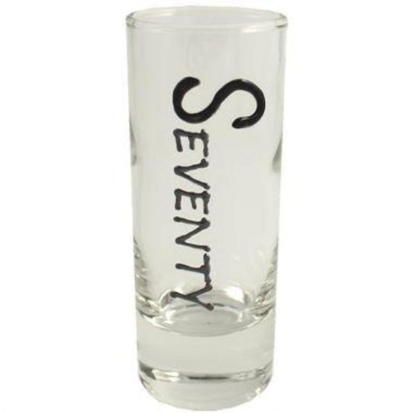 70th Birthday Gift Shot Glass 