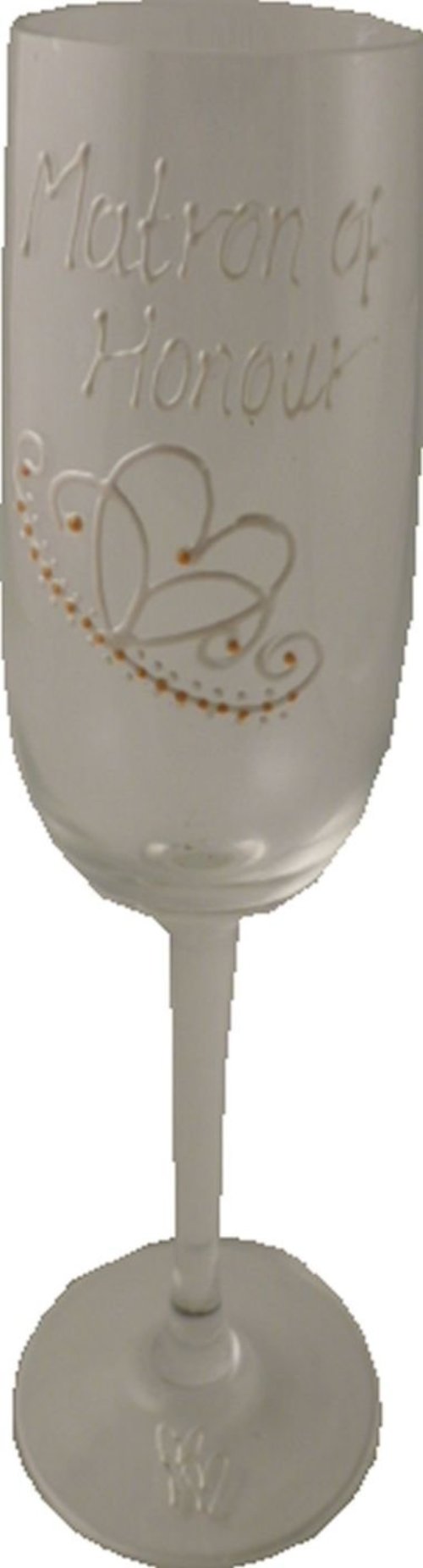 Matron of Honour Champagne Glass (Tiara)