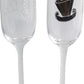 Wedding Gift Champagne Glasses Hat & Tiara