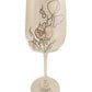 90th Birthday Wine Glass Sweet Pea