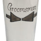 Groomsman Pint Glass (Bow)