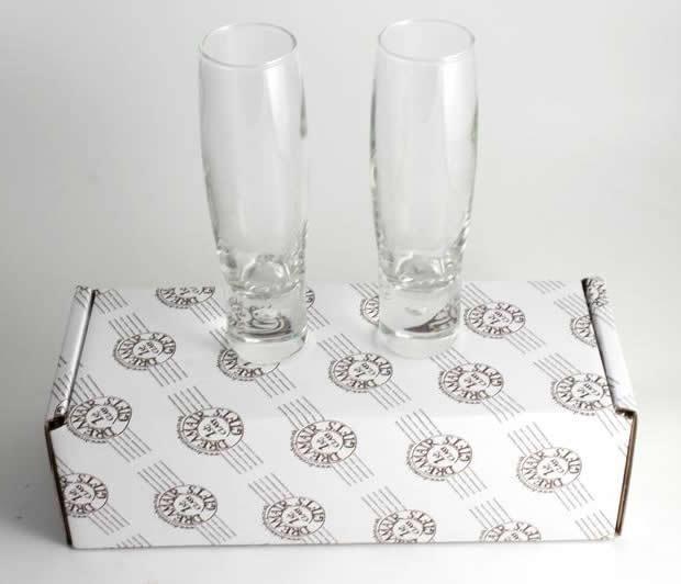 Personalised Bubble Champagne/Prosecco Flute Glass: Blk/Sil
