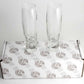 Personalised Bubble Champagne/Prosecco Flute Glass: Copper with Crystals