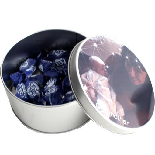 Personalised/Customized Gift Photo Round Tin:
