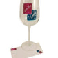 Love You Mummy Wine Glass: (Mag/Teal)