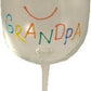 Grandpa Design Gift Wine Glass: Cami Brights