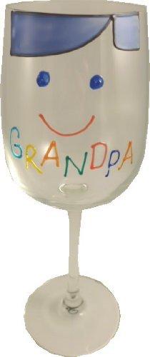 Grandpa Design Gift Wine Glass: Cami Brights