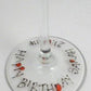 Personalised Nan Rocks Wine Glass: