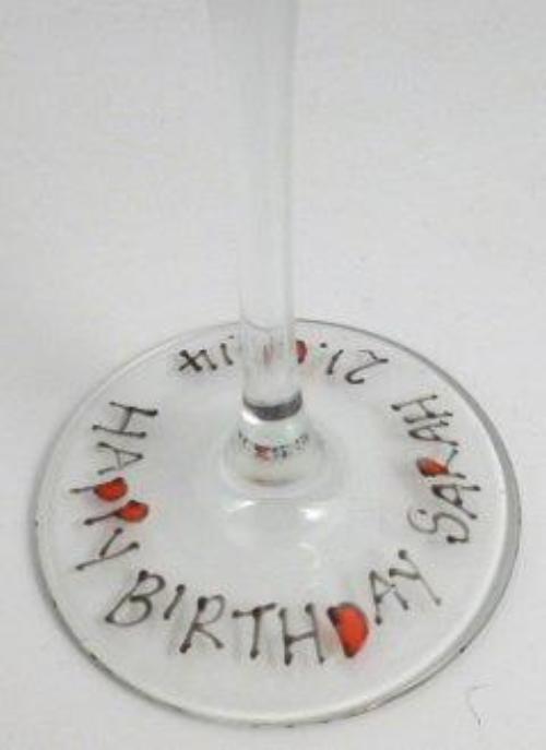 Personalised Wine Glass