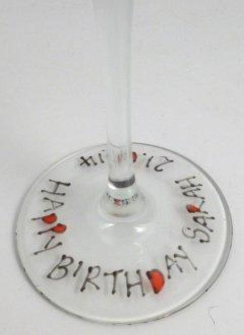 Personalised Wine Glass