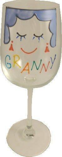 Granny Design Gift Wine Glass: (Cami Brights)