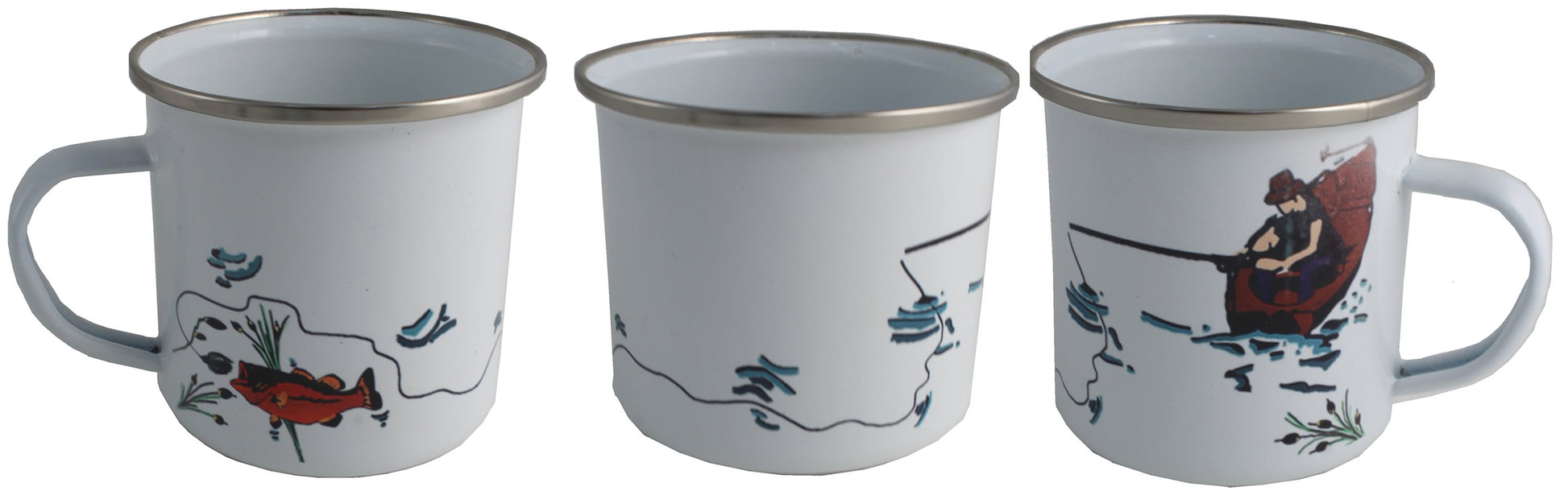 Pesca Tazza smaltata - :Fishing Enamel Mug