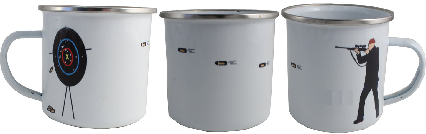 Taza de esmalte Disparo - :Shooting Enamel Mug