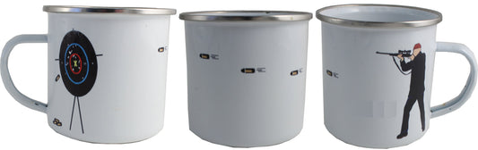 Schieíôen Emaille Becher -: Shooting Enamel Mug