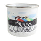 Cyclisme tasse d'í©mail - :Cycling Enamel Mug