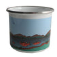 Personalised Fishing Gift Enamel Mug: