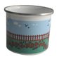 Personalised Gardening Gift Enamel Mug: