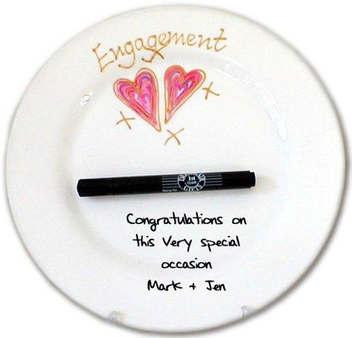 Engagement Design Gift Signature Plate: (Round)