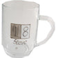 18th Birthday Gift Glass Tankard: (Grey Sq)
